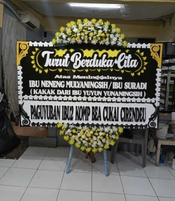 Papan Bunga di Belikurip Baturetno